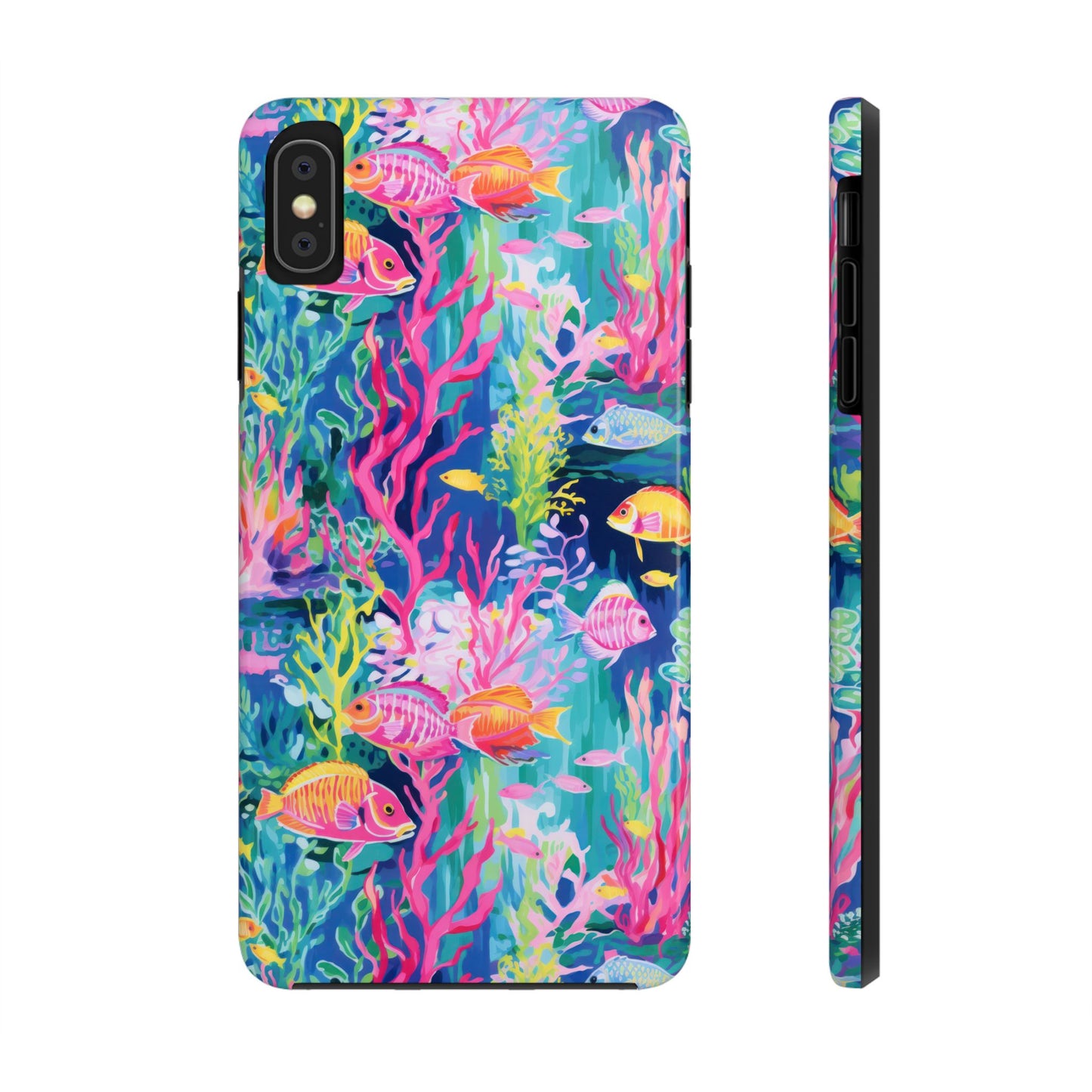 Watercolor Fish Tough Phone Case