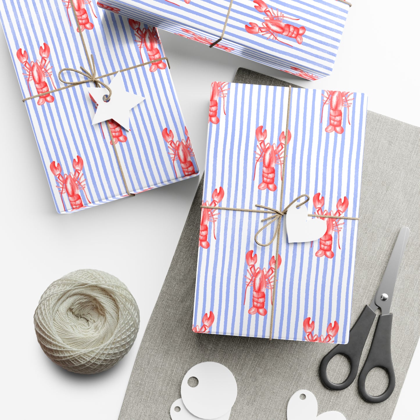 Lobster Print Gift Wrap