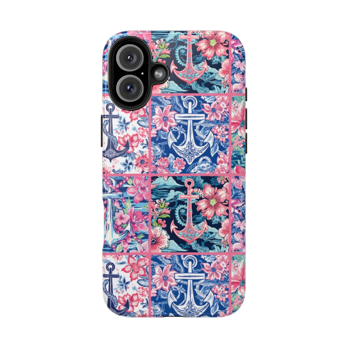 Floral Anchors Tough Phone Case