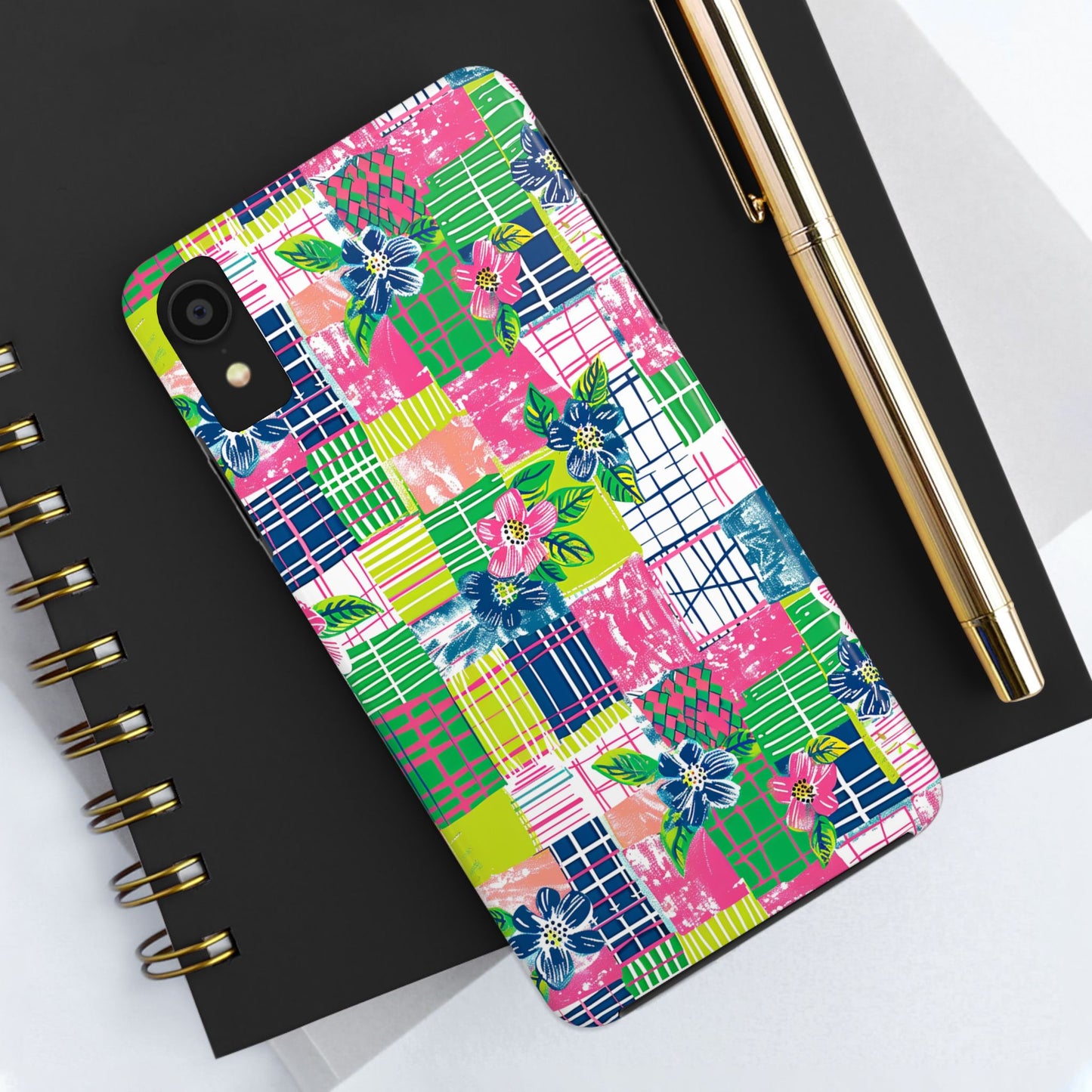 Tropical Madras Tough Phone Case