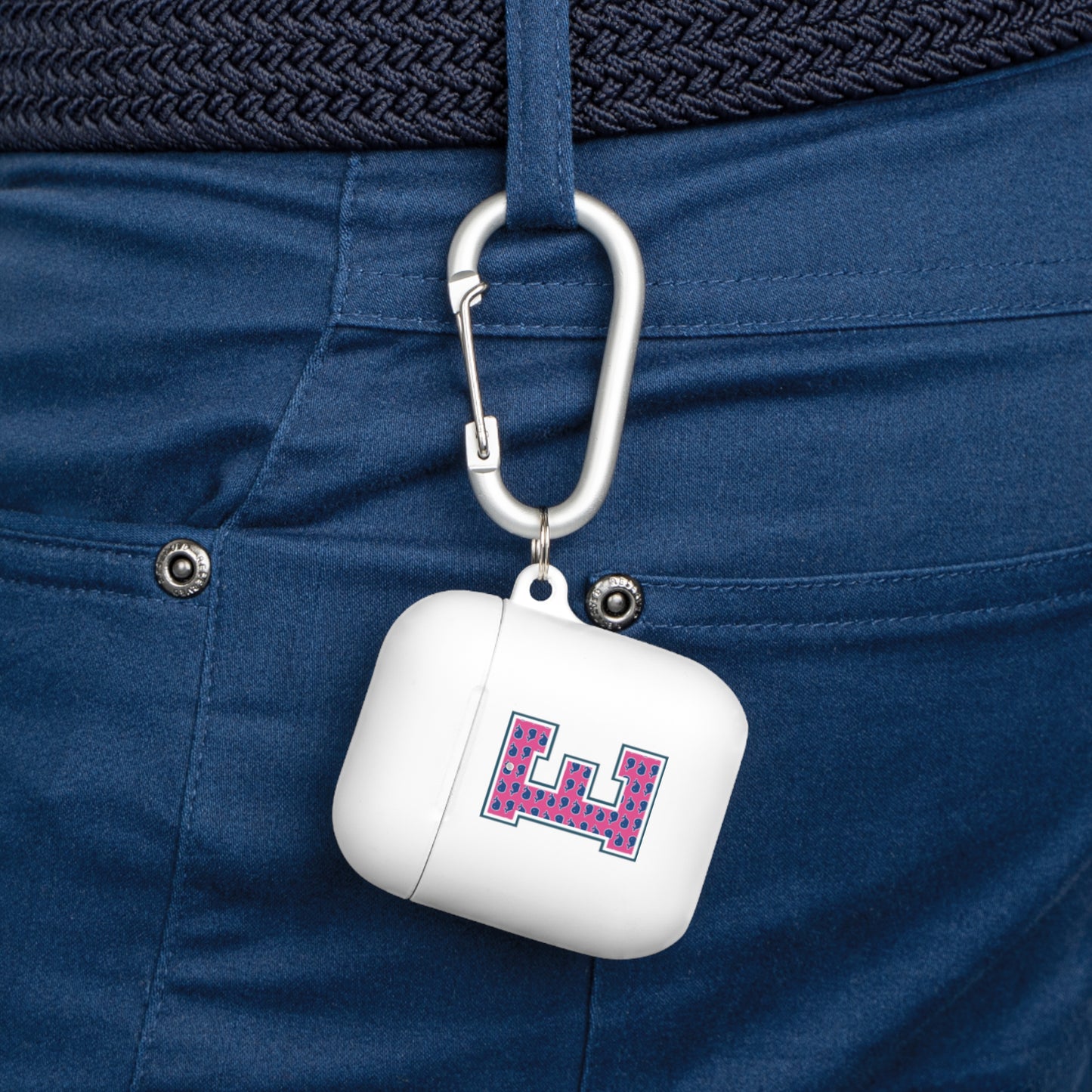 Preppy Letter E AirPods Case Cover