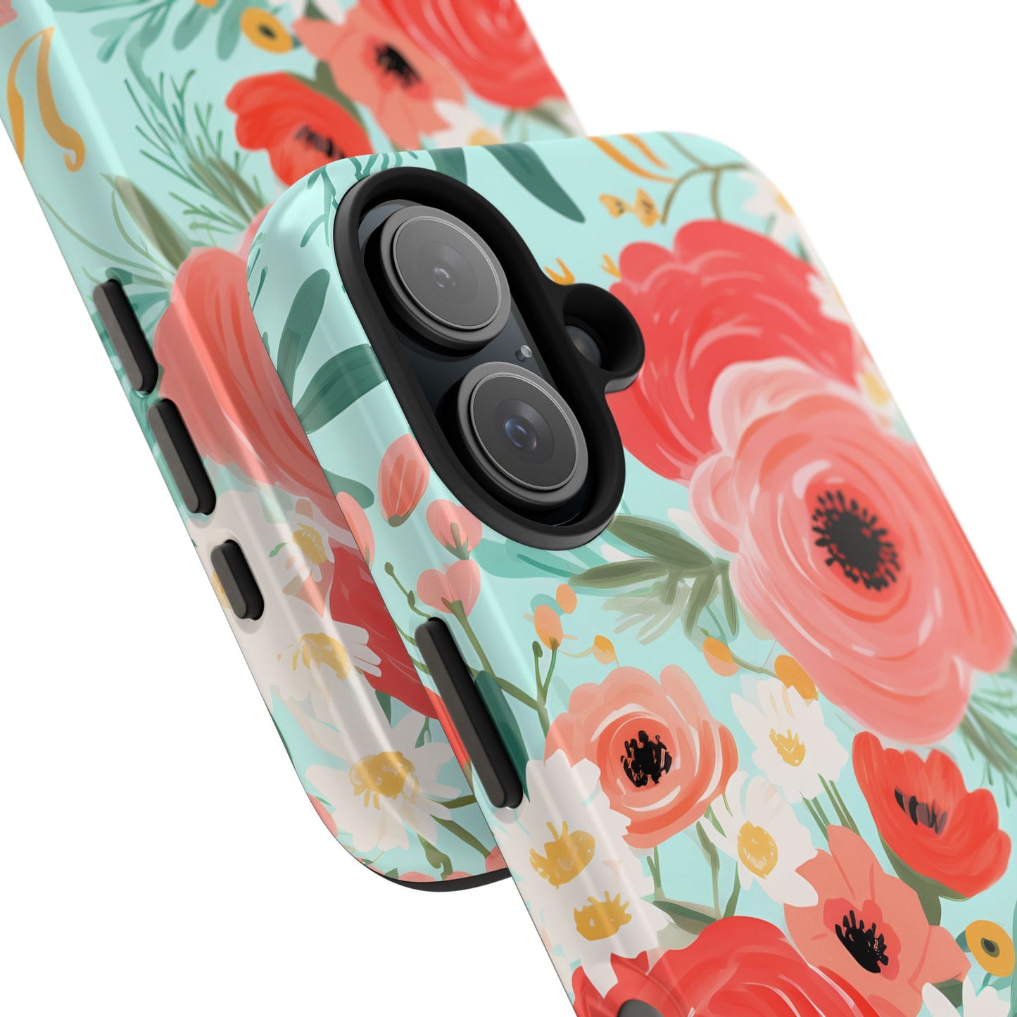 Coral FloralTough Phone Case