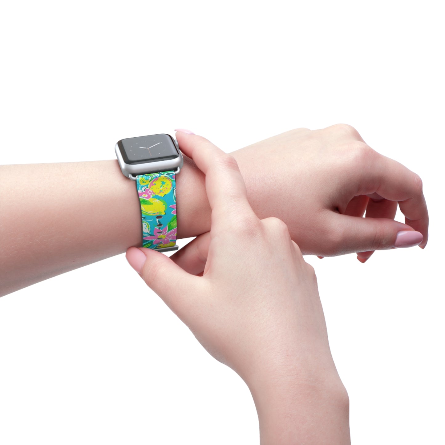 Lemon Floral Watch Band
