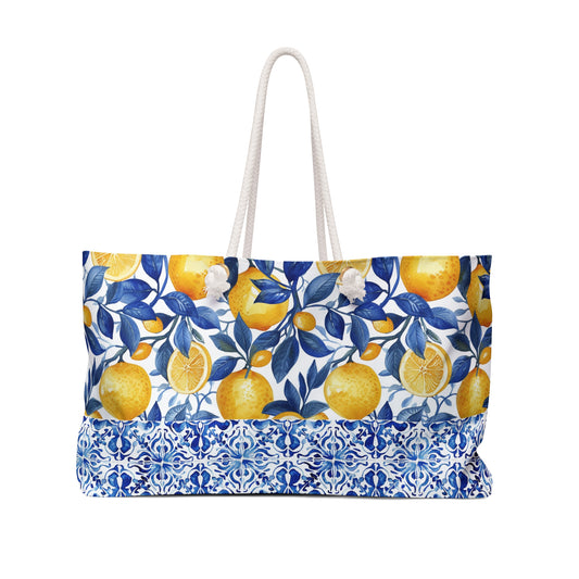 Lemons & Tiles Weekender Bag
