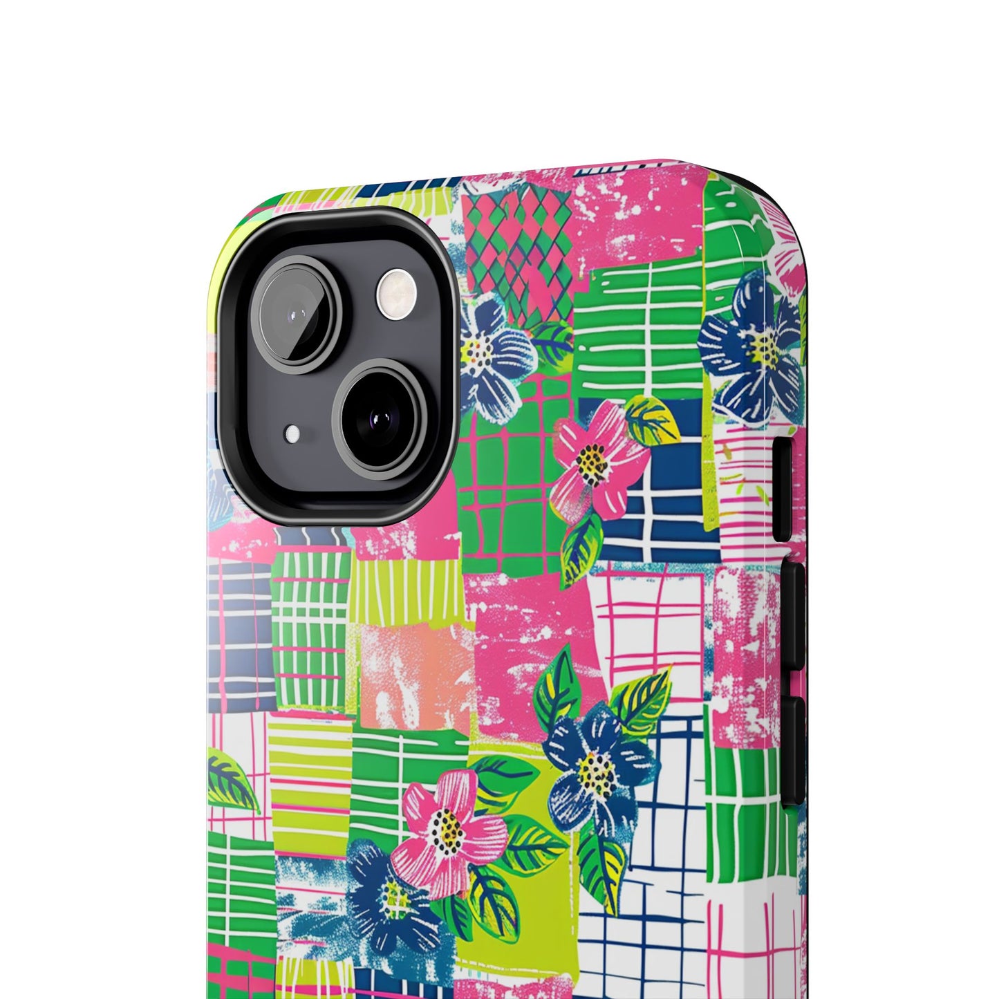 Tropical Madras Tough Phone Case