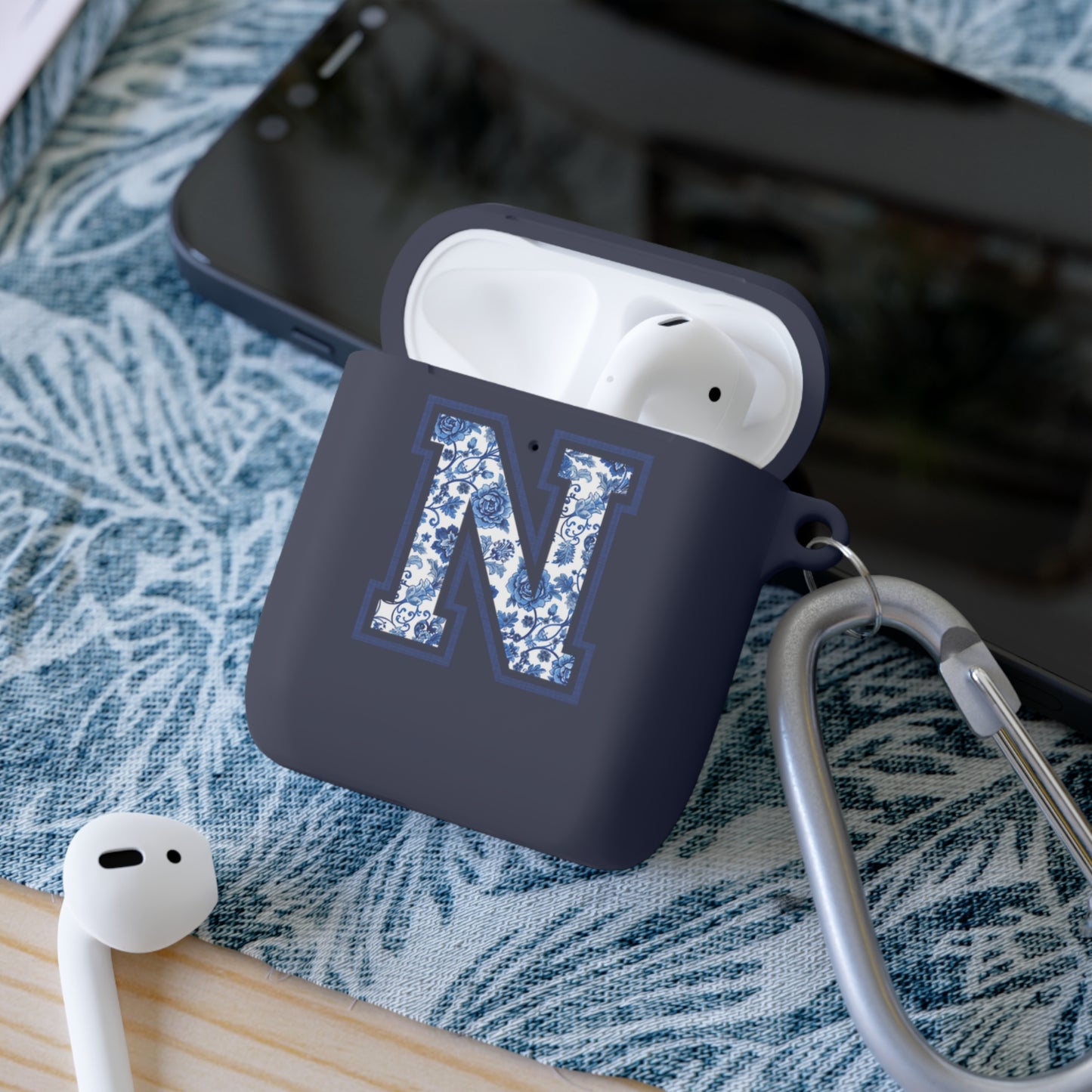 Chinoiserie Letter N AirPods Case Cover