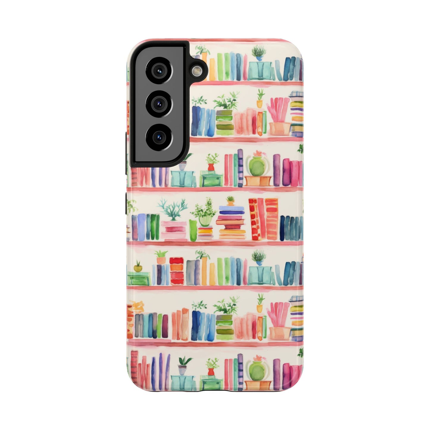 Colorful Bookshelf Tough Phone Cases