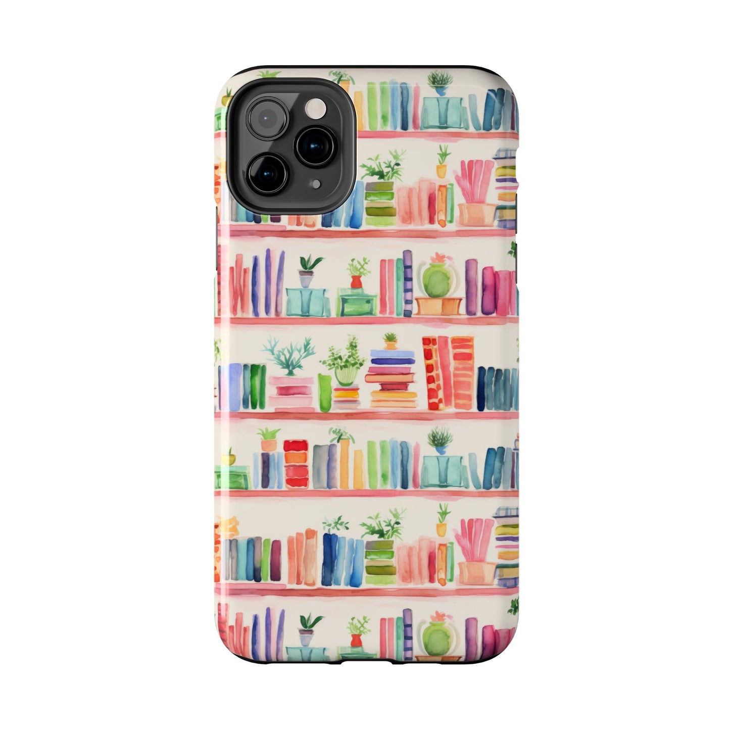 Colorful Bookshelf Tough Phone Cases
