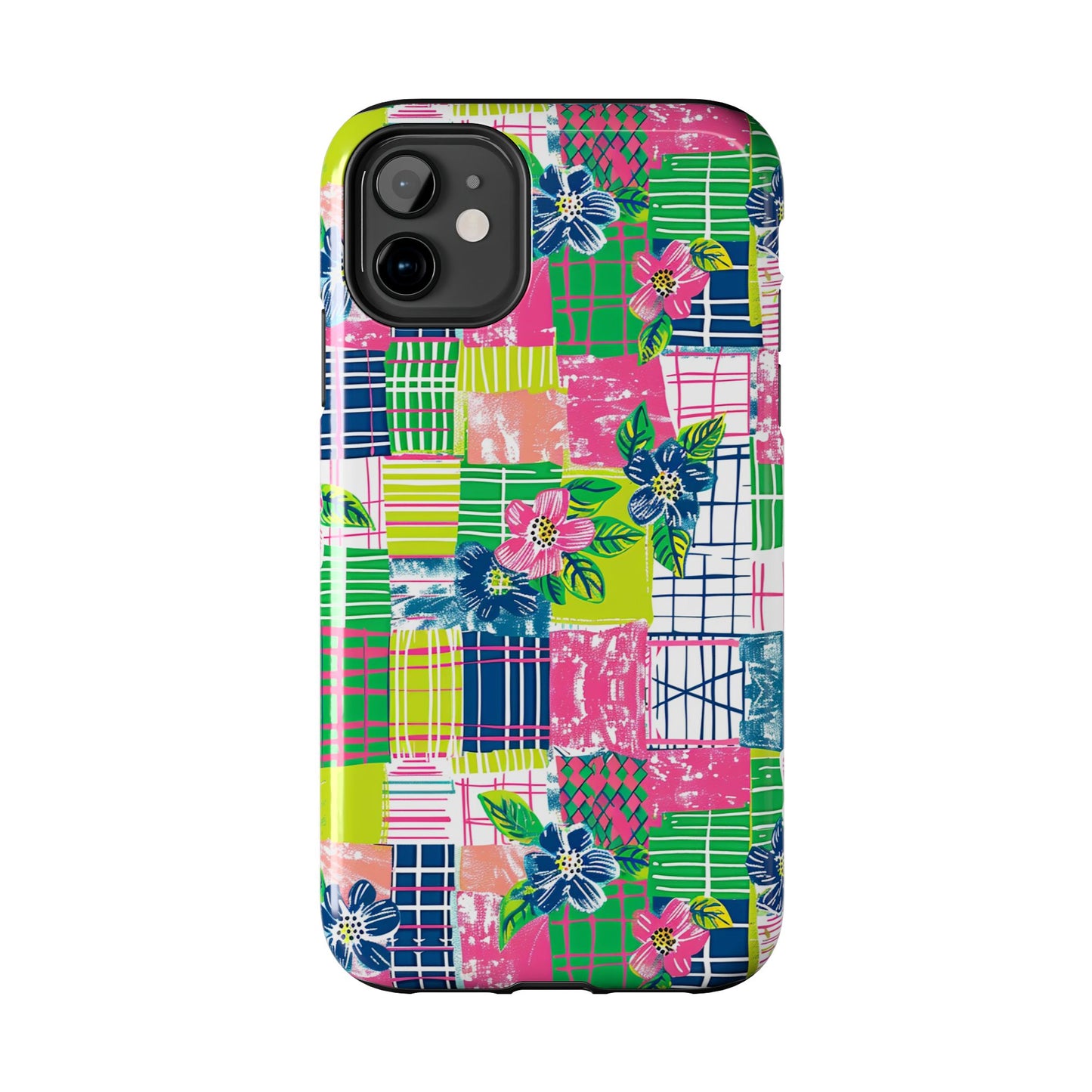 Tropical Madras Tough Phone Case
