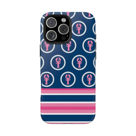 Preppy Lobsters Tough Phone Case