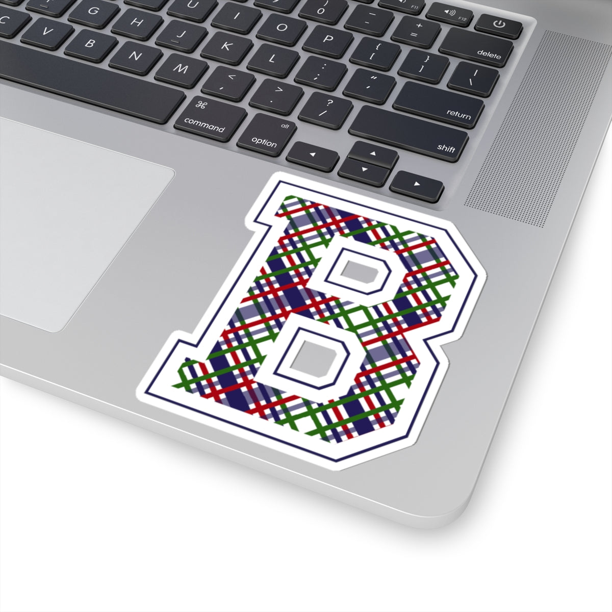Equestrian Letter B Kiss Cut Sticker