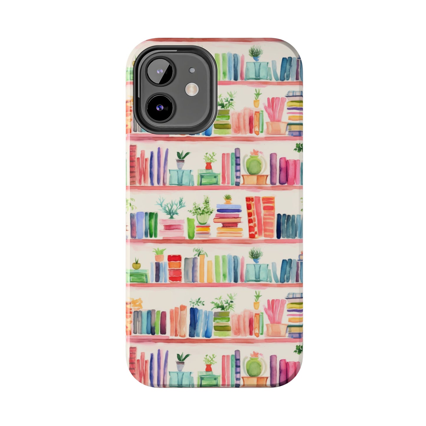 Colorful Bookshelf Tough Phone Cases