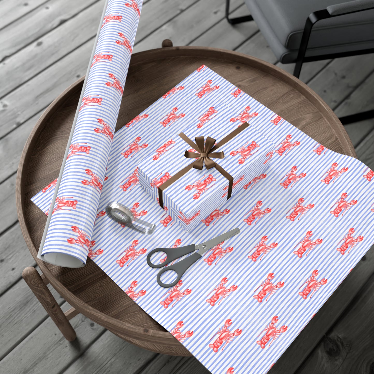 Lobster Print Gift Wrap