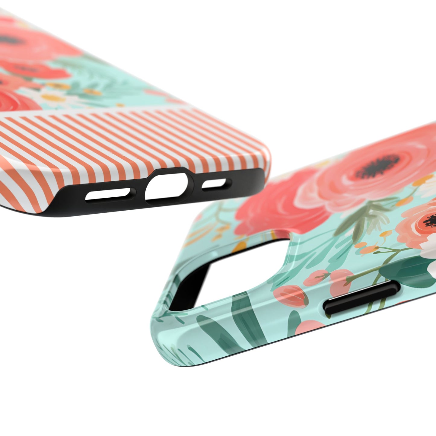 Coral FloralTough Phone Case