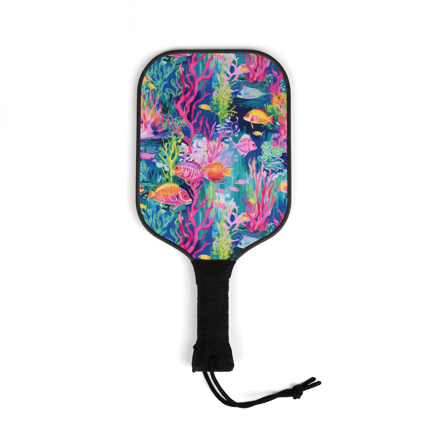 Watercolor Fish Pickleball Paddle Set