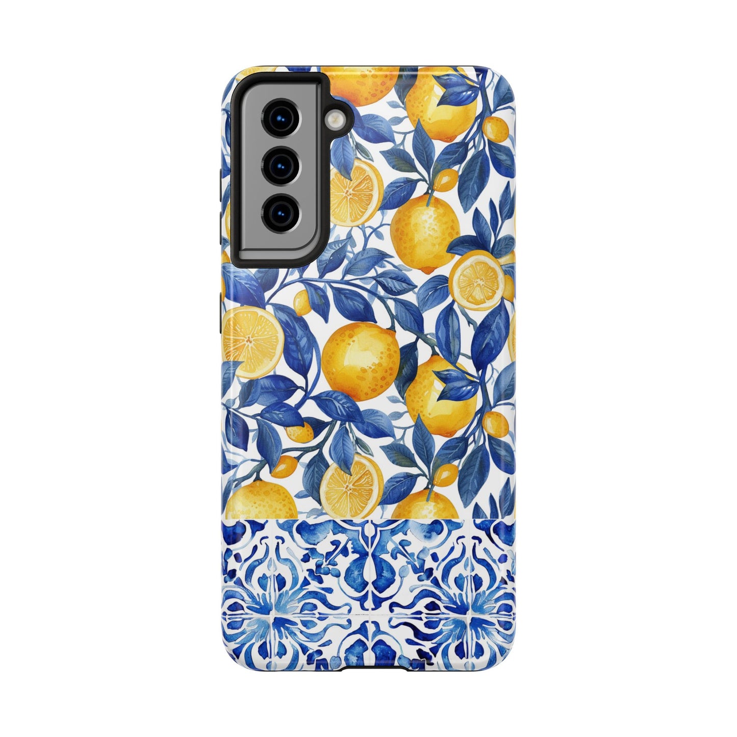 Lemons & Tiles Tough Phone Case