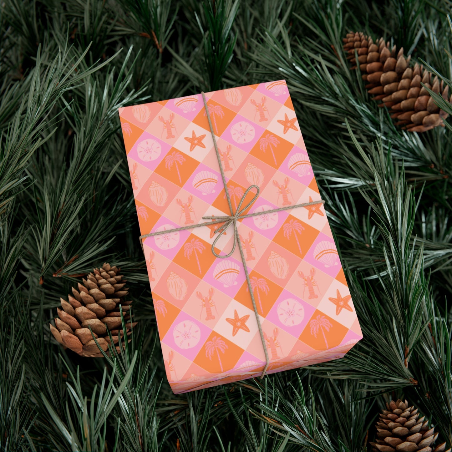 Bright Beach Pattern Gift Wrap