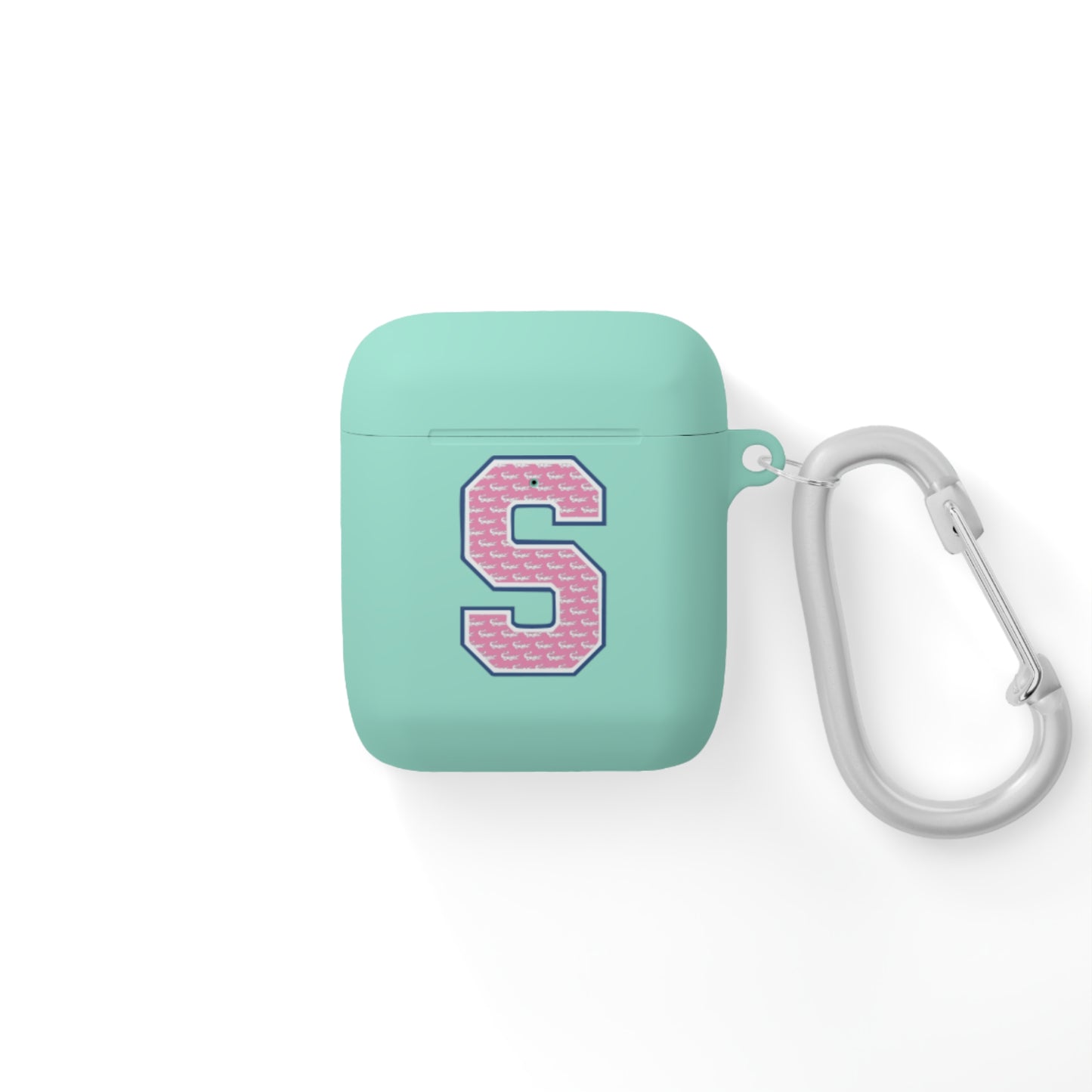 Preppy Letter S AirPods Case Cover