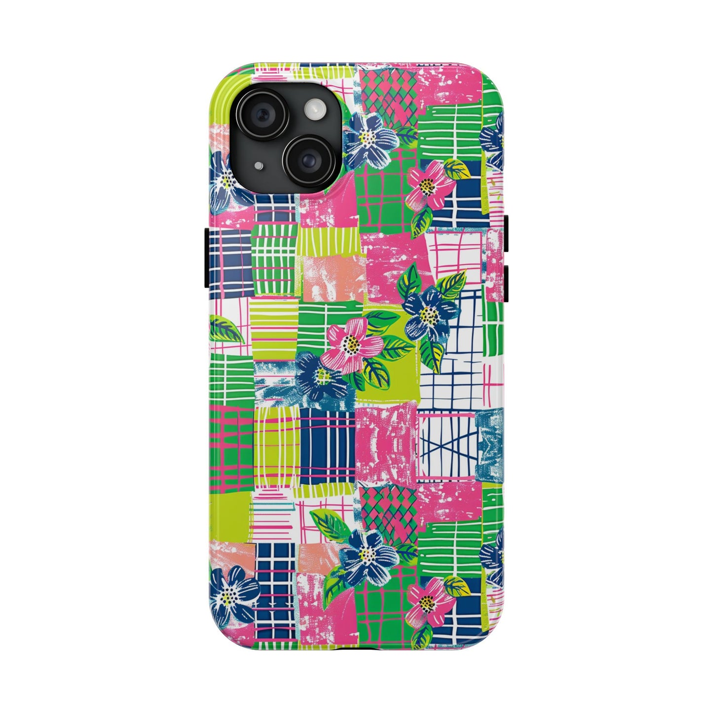 Tropical Madras Tough Phone Case