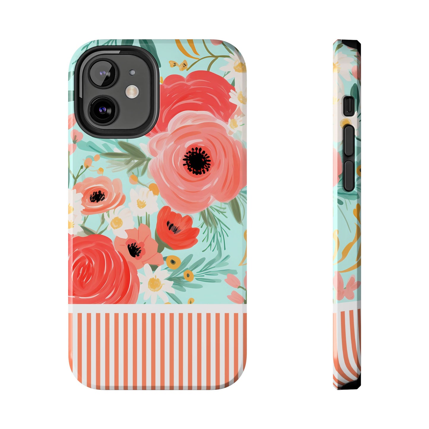Coral FloralTough Phone Case