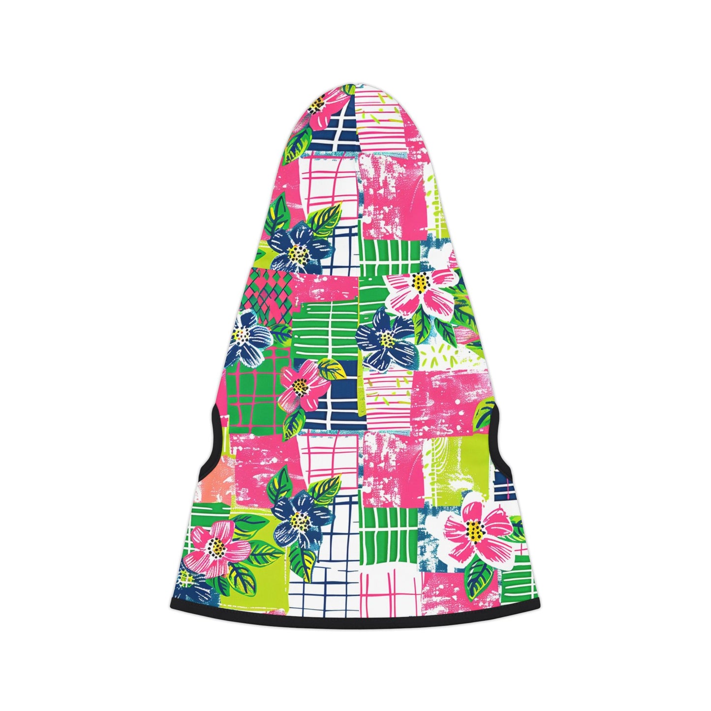 Tropical Madras Pet Hoodie