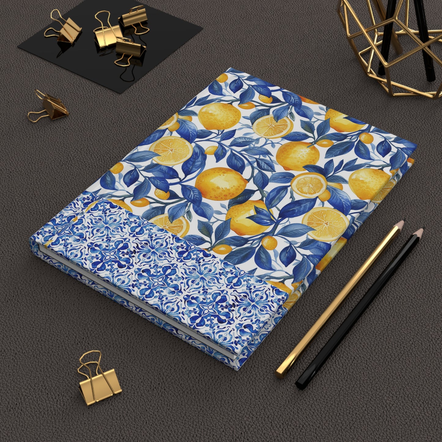 Lemons & Tiles Hardcover Journal
