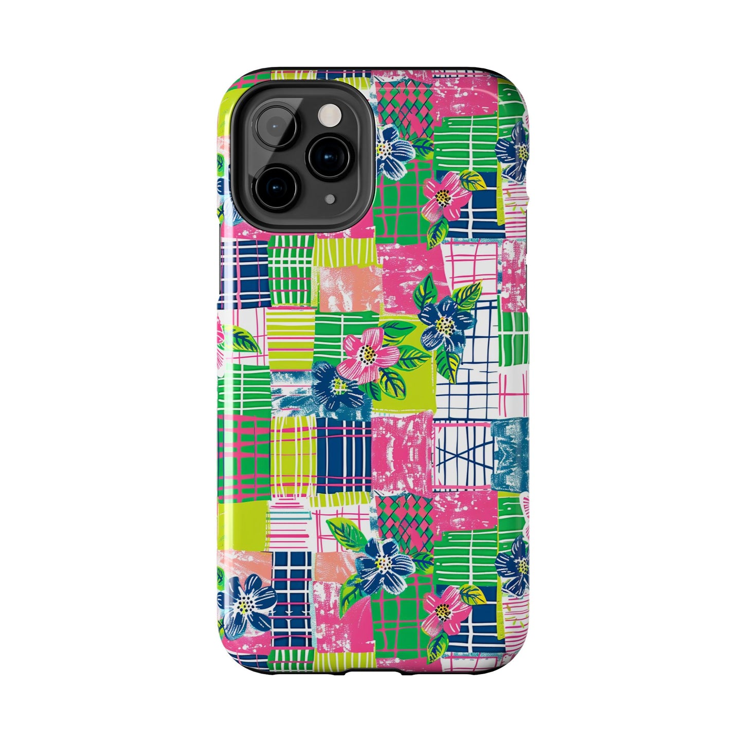 Tropical Madras Tough Phone Case