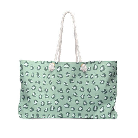 Pastel Leopard Weekender Bag