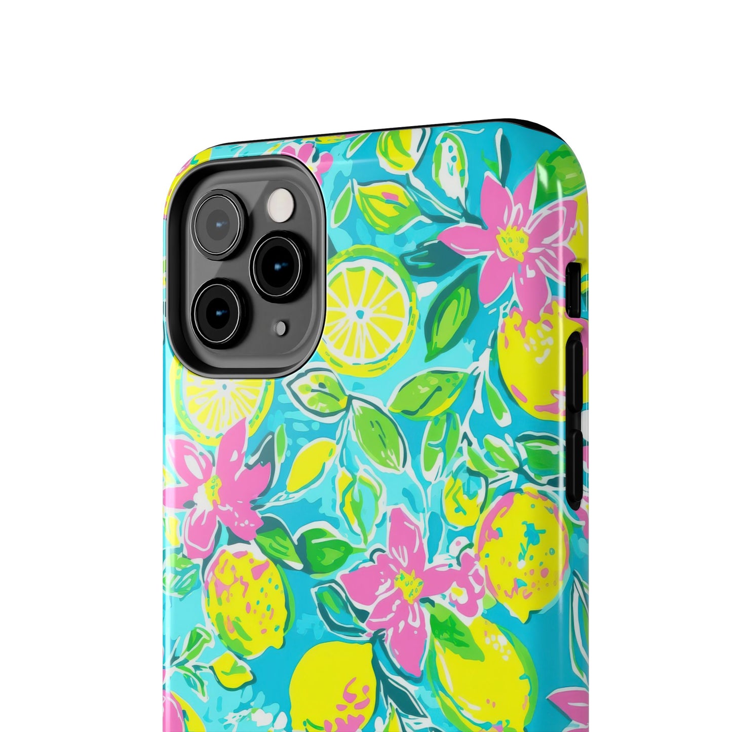 Lemon Floral Tough Phone Case