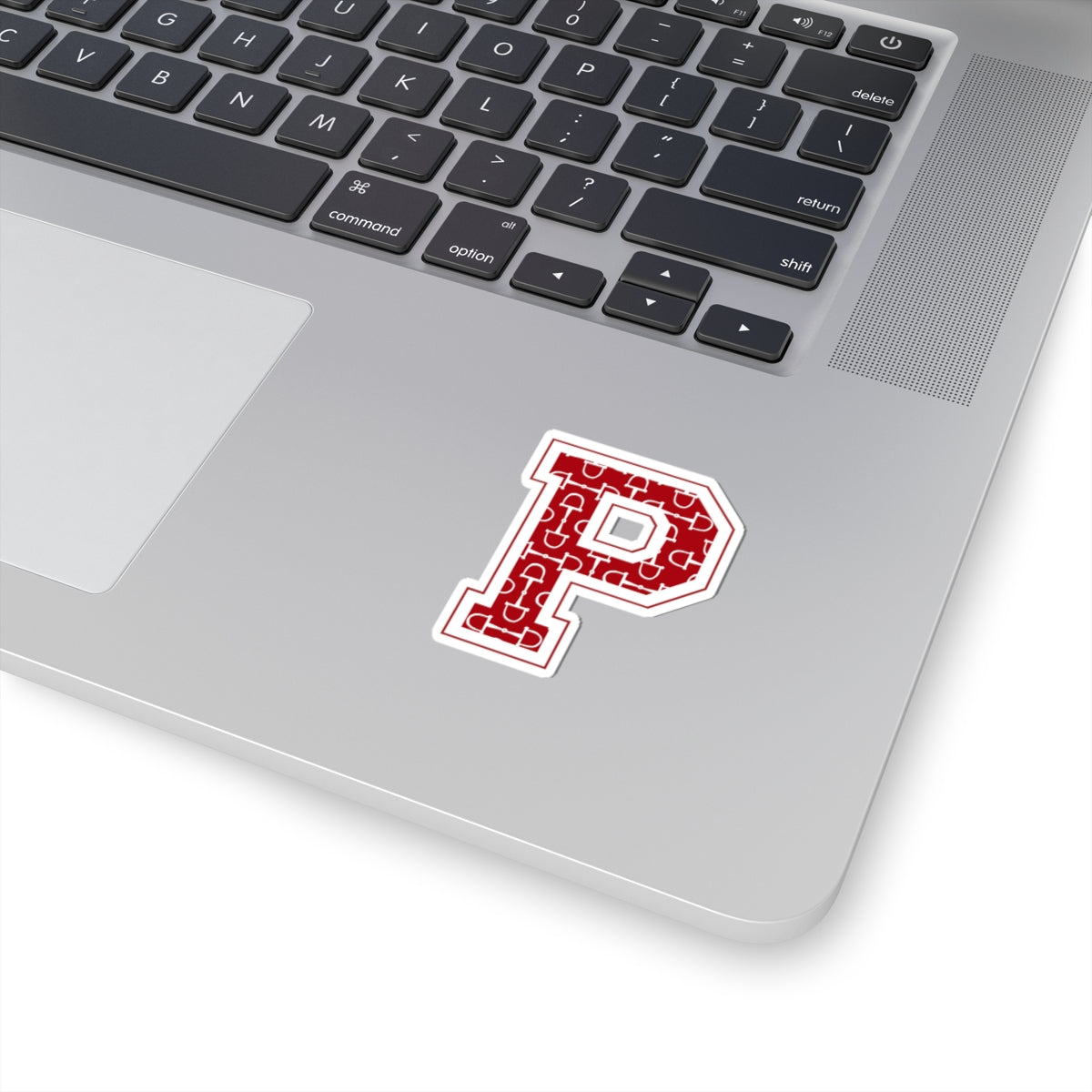 Equestrian Letter P Kiss Cut Sticker