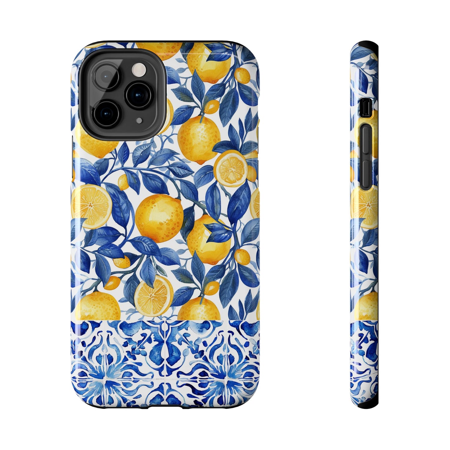 Lemons & Tiles Tough Phone Case