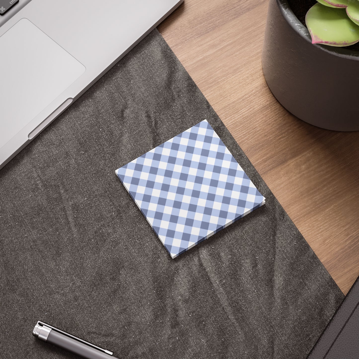Preppy Blue Gingham Post-it® Note Pads