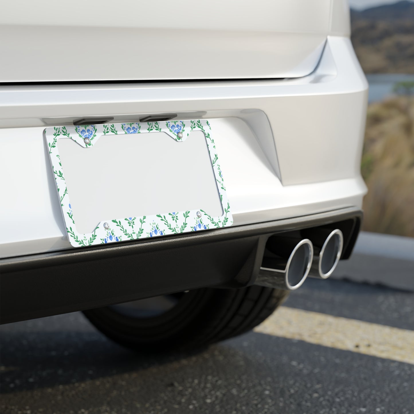 Grand Millennial Metal License Plate Frame