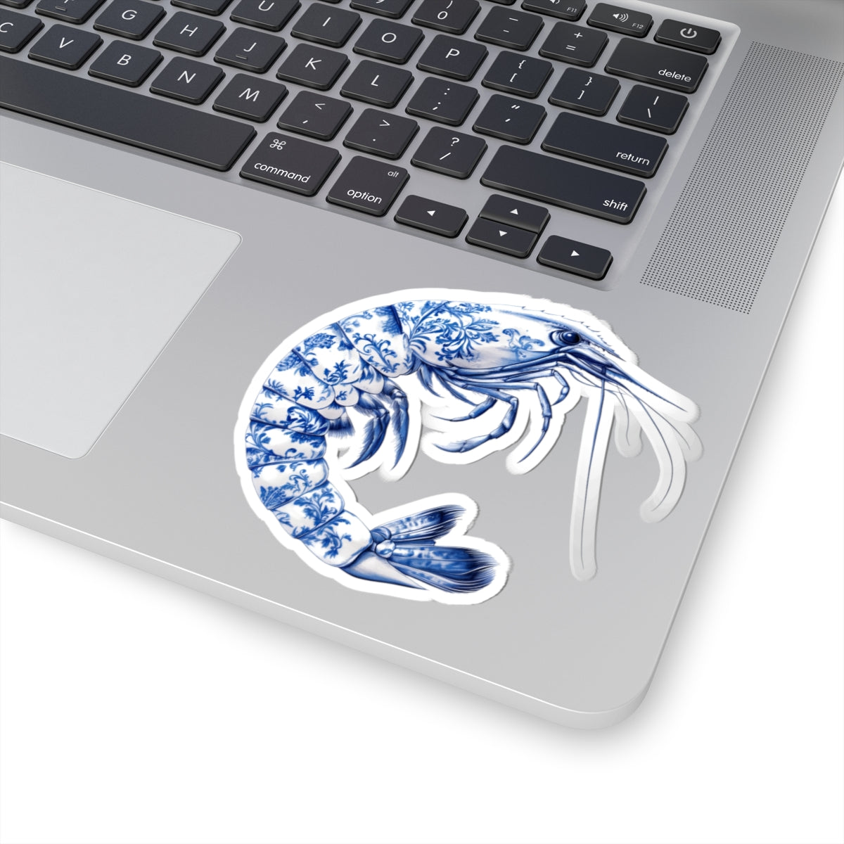 Elegant Shrimp Kiss-Cut Sticker