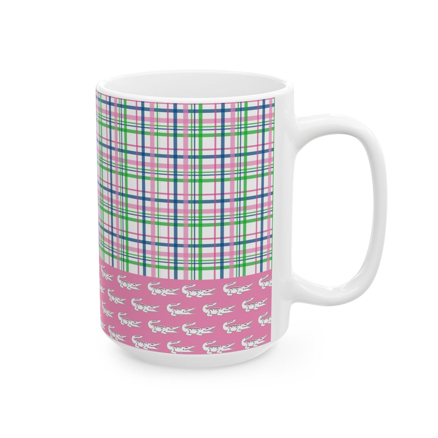 Gator Plaid Ceramic Mug