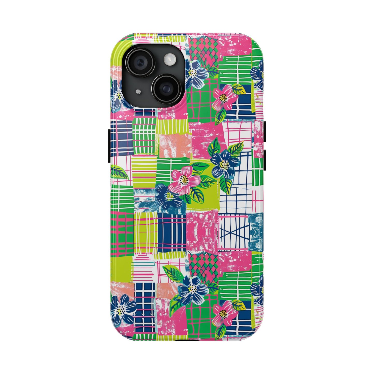 Tropical Madras Tough Phone Case