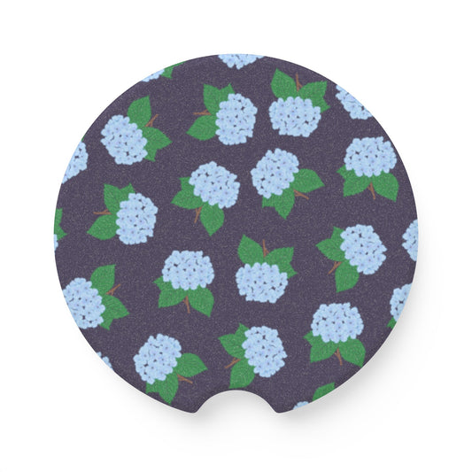 Hydrangea Soapstone Car Coaster