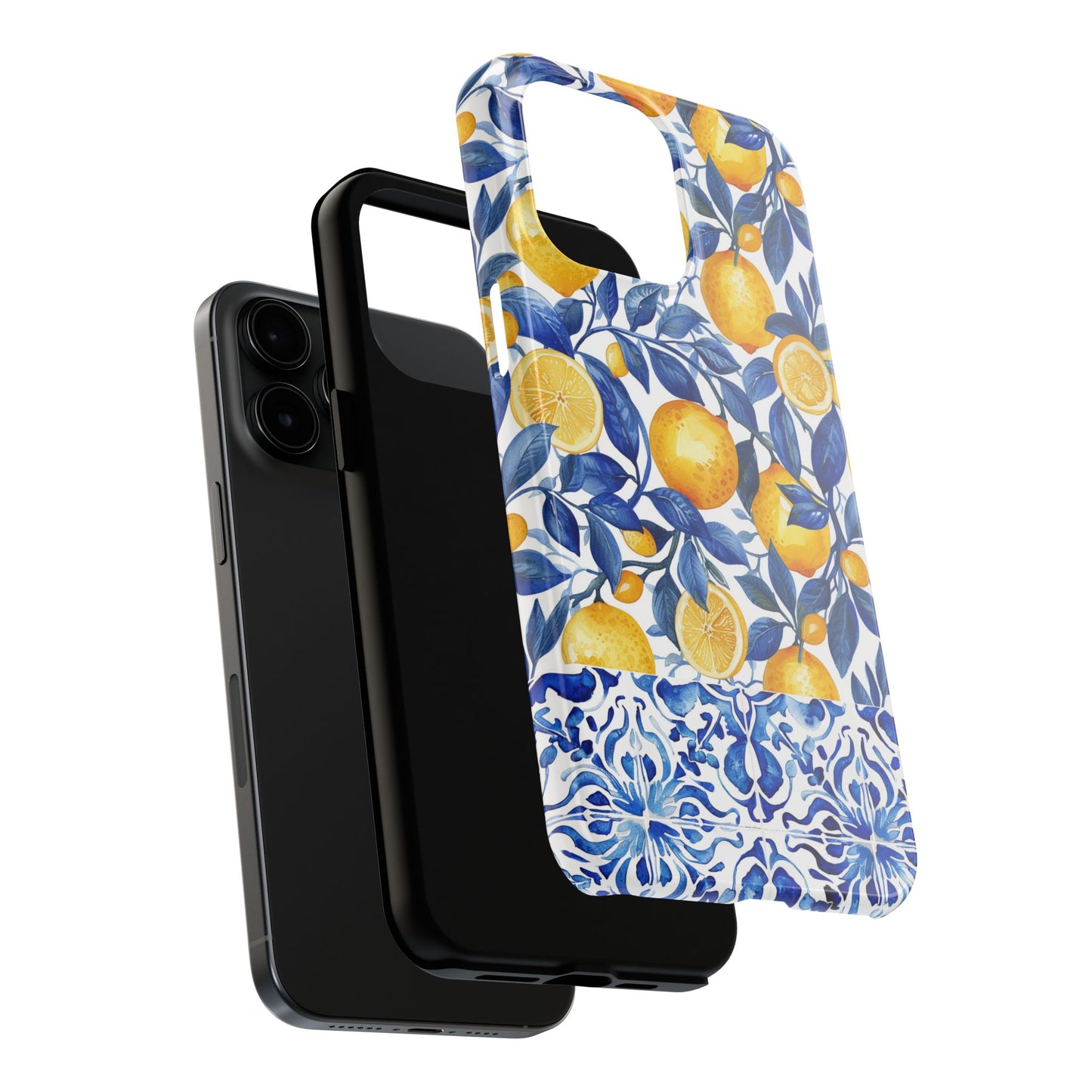 Lemons & Tiles Tough Phone Case