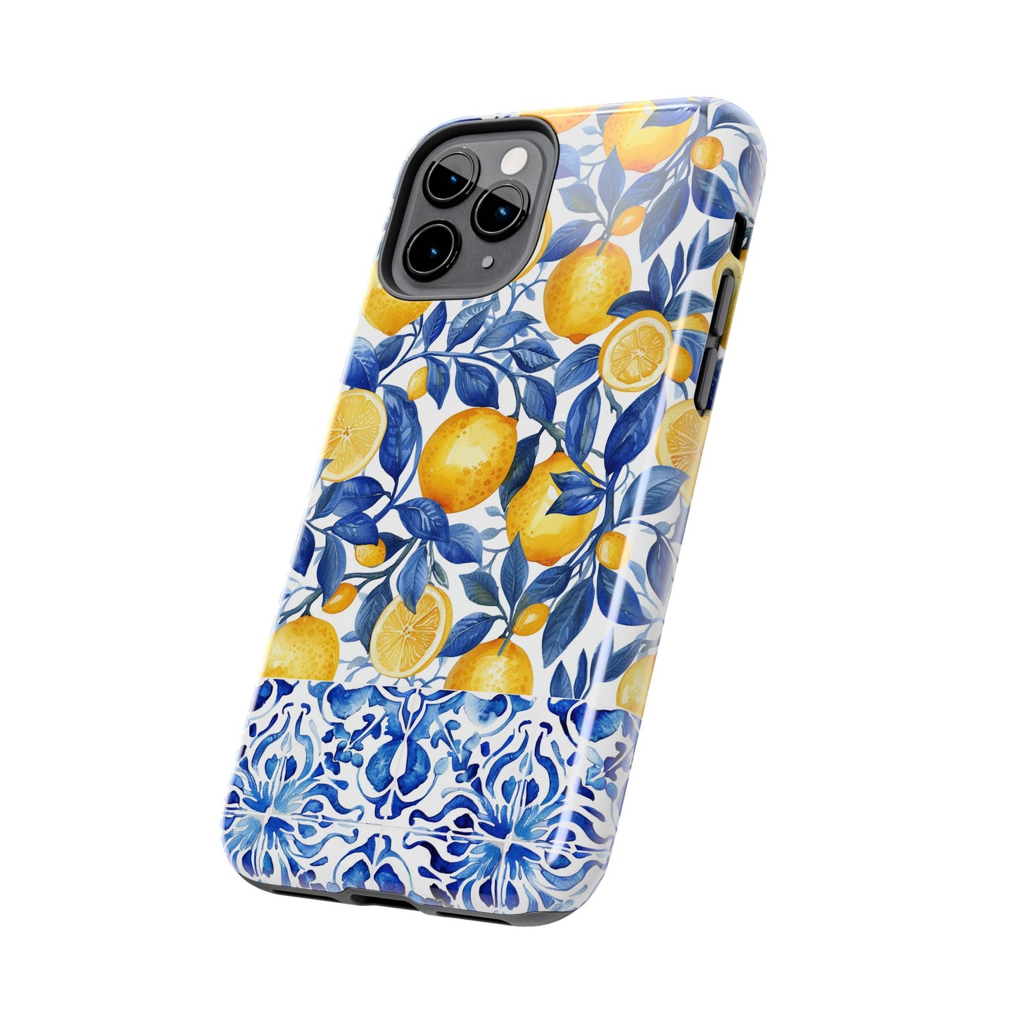 Lemons & Tiles Tough Phone Case