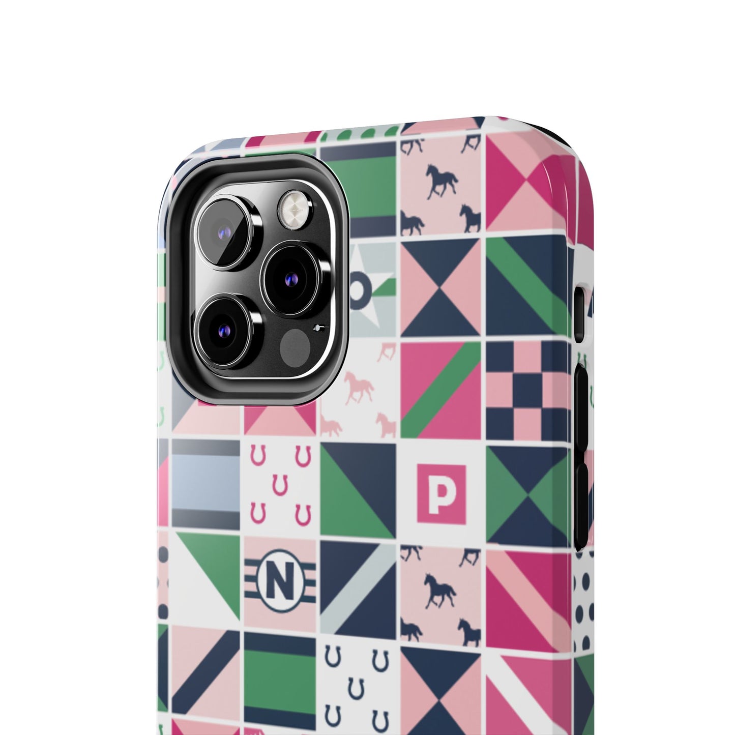 Equestrian Patchwork Tough Phone Case