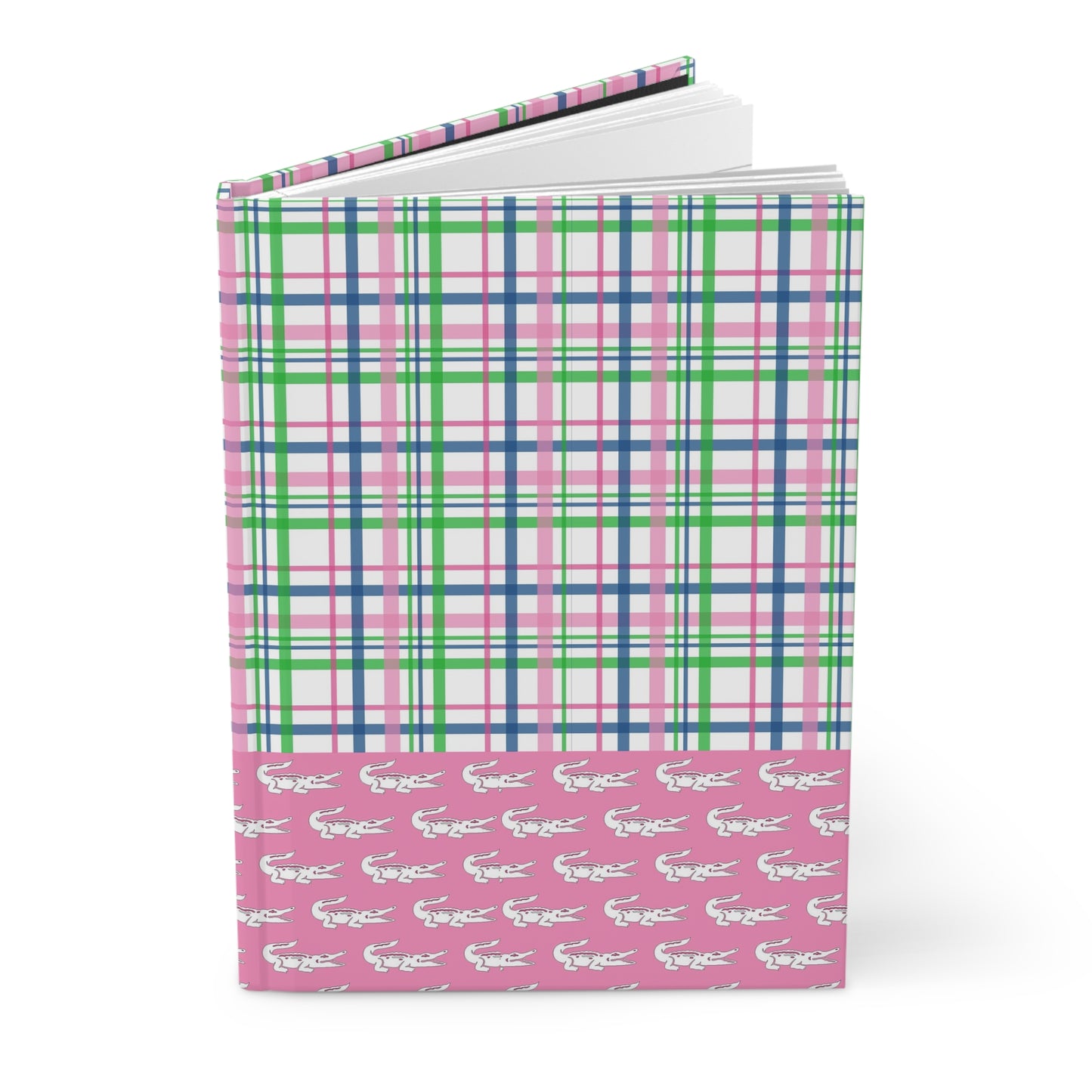Gator Plaid Hardcover Journal