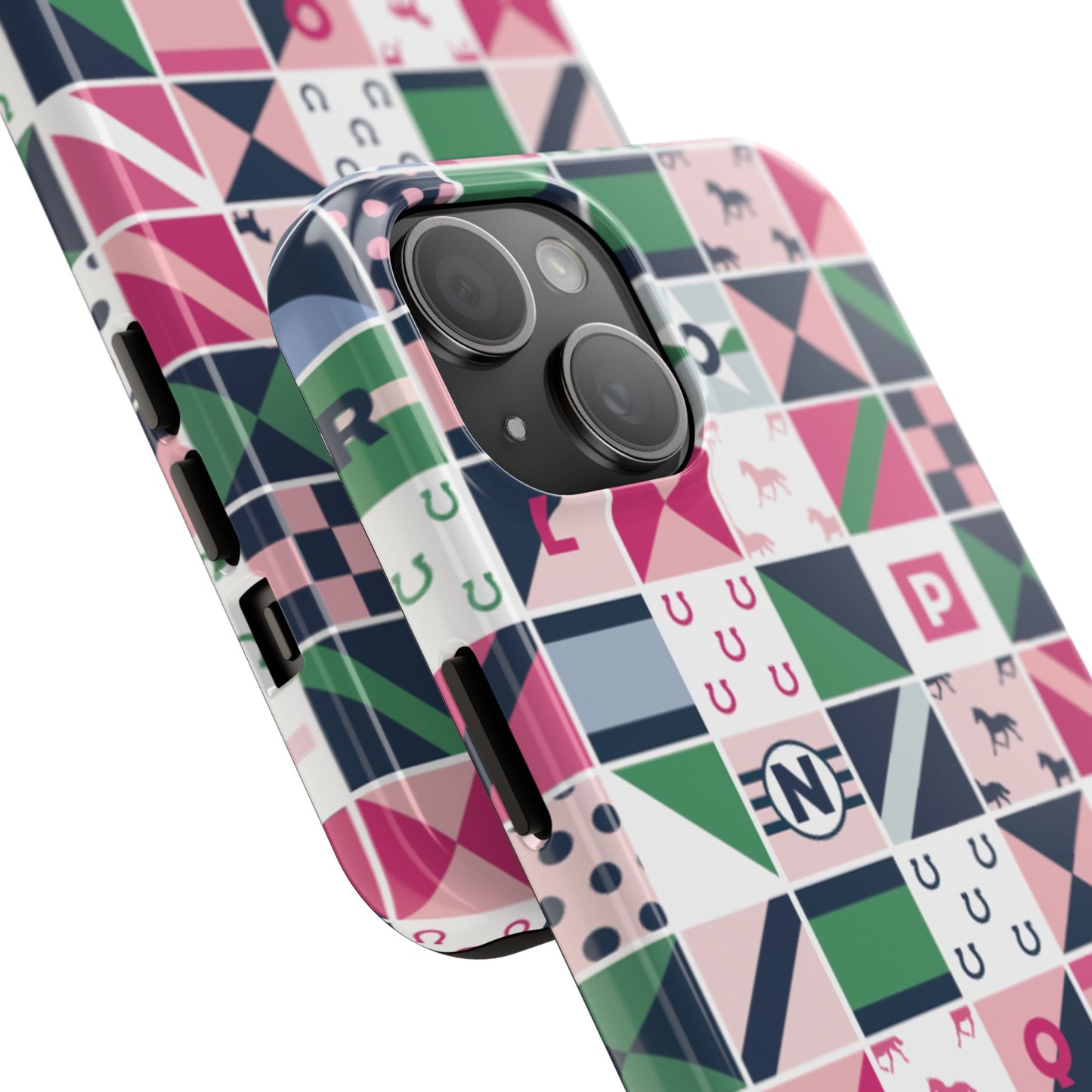 Equestrian Patchwork Tough Phone Case