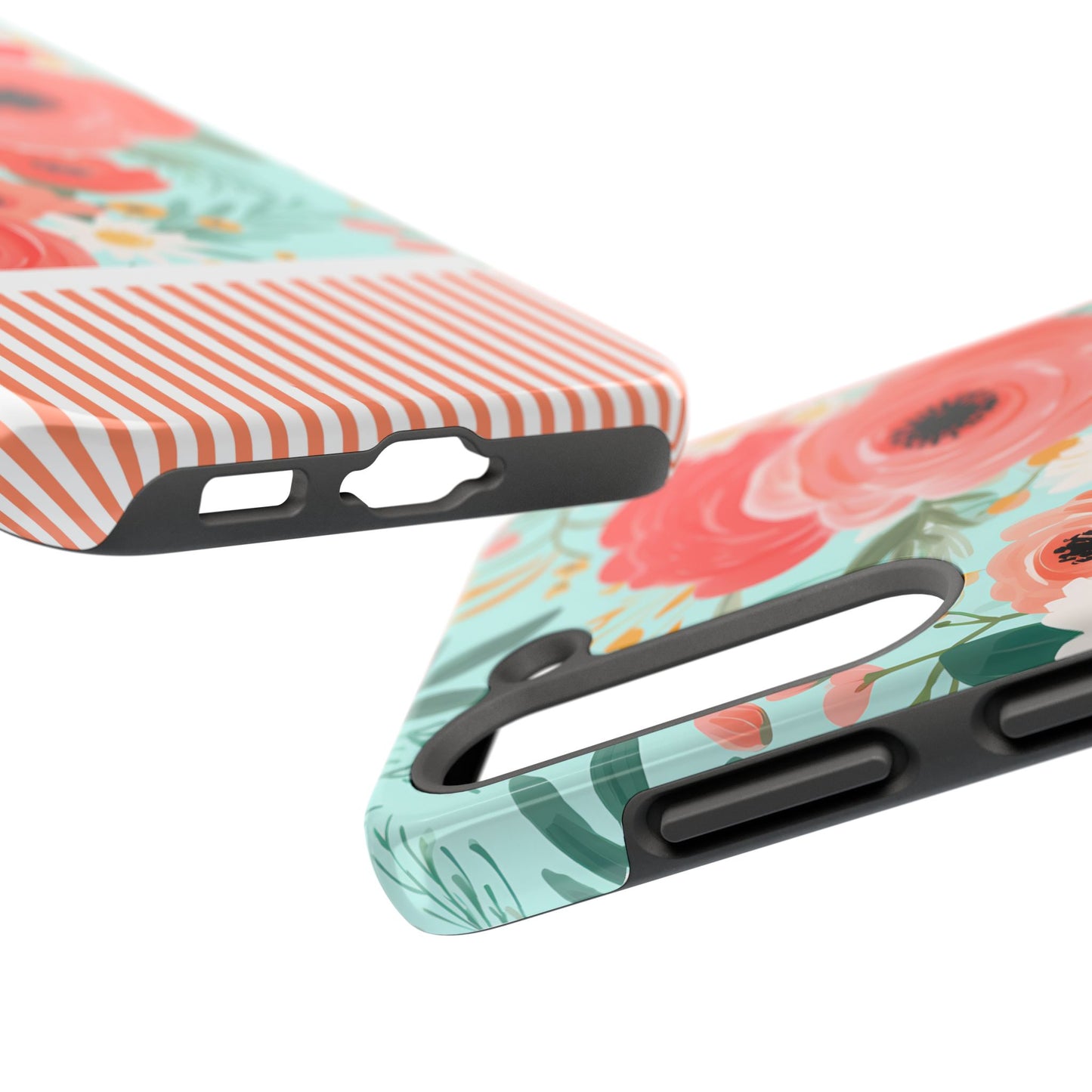 Coral FloralTough Phone Case