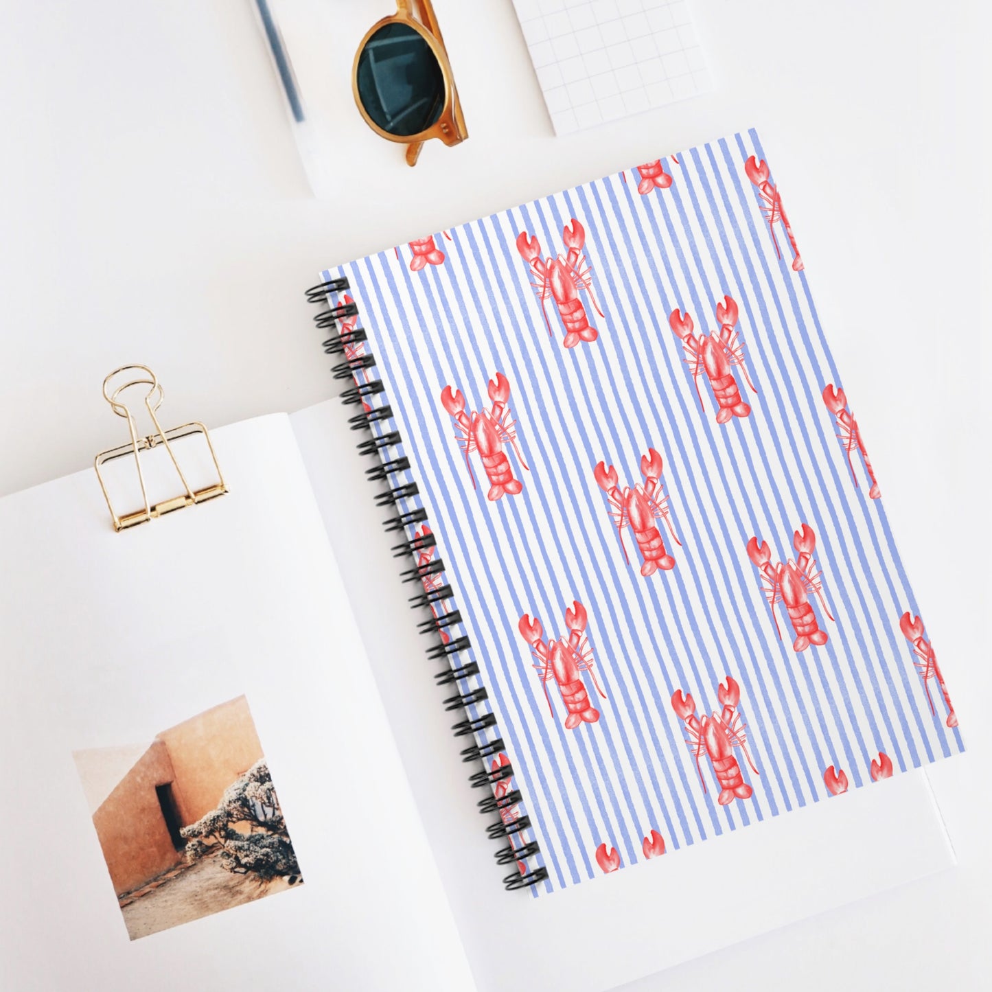 Lobster Spiral Notebook