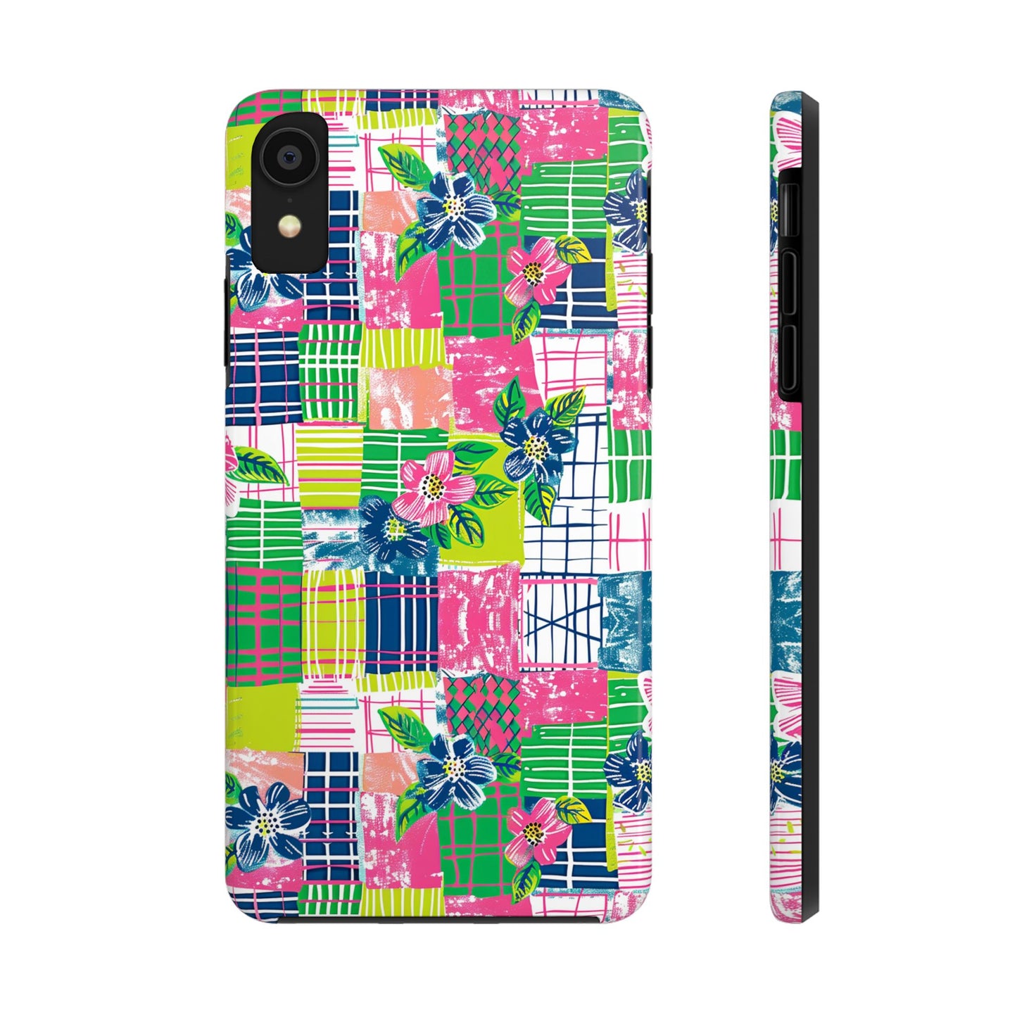 Tropical Madras Tough Phone Case