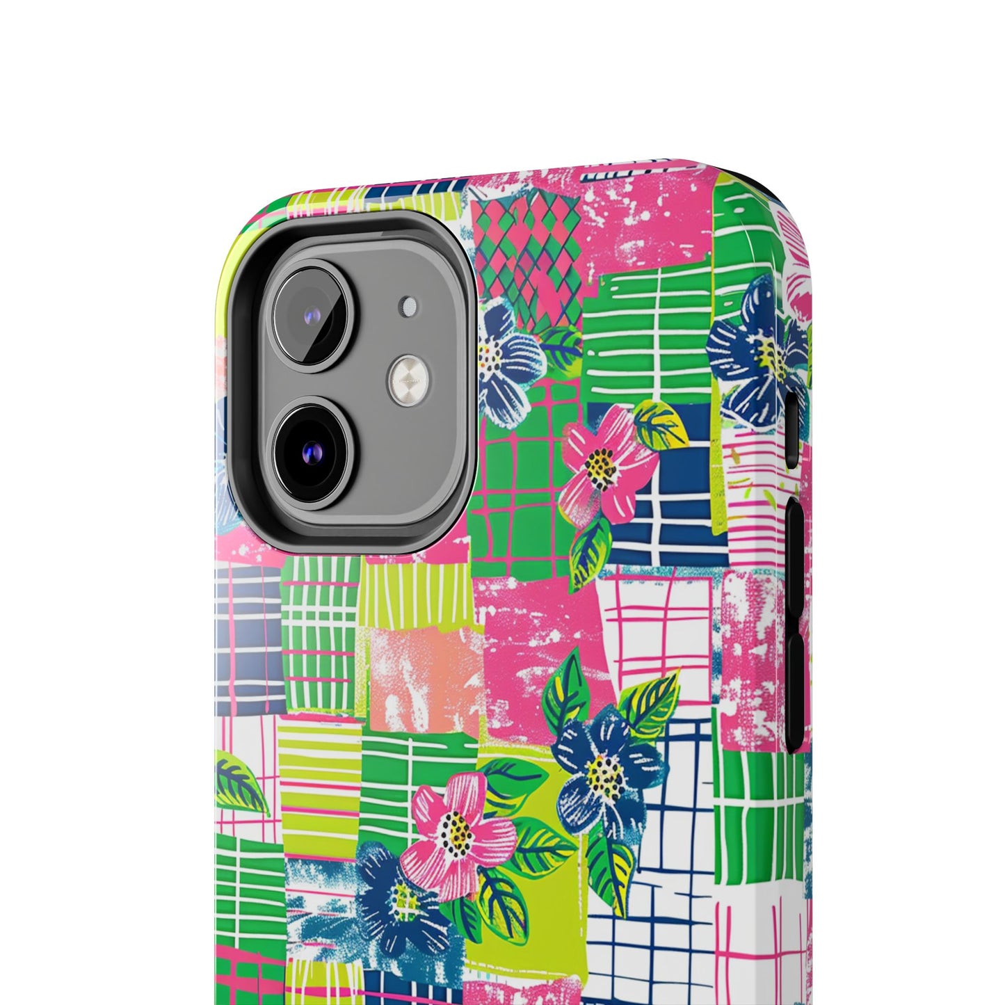 Tropical Madras Tough Phone Case