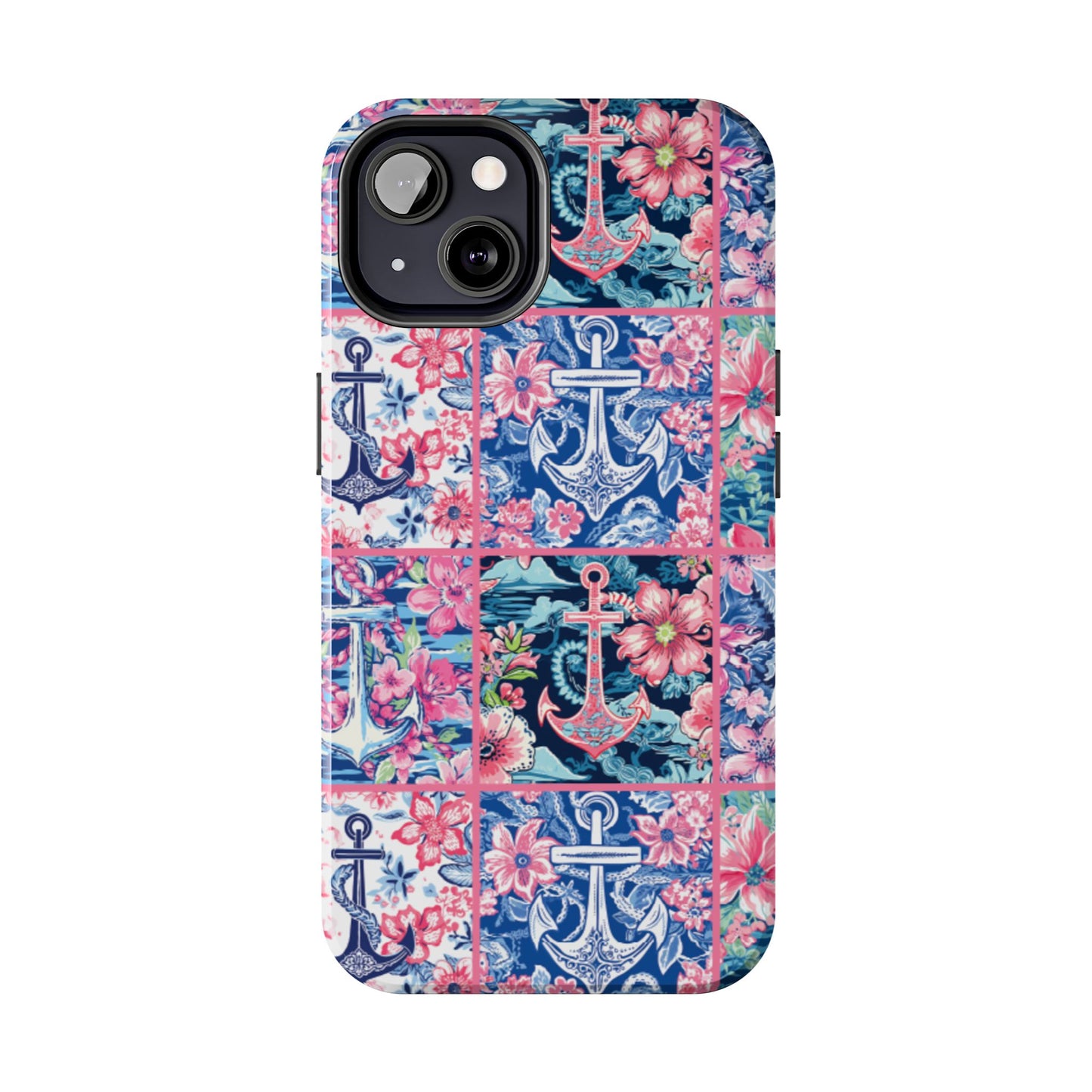 Floral Anchors Tough Phone Case