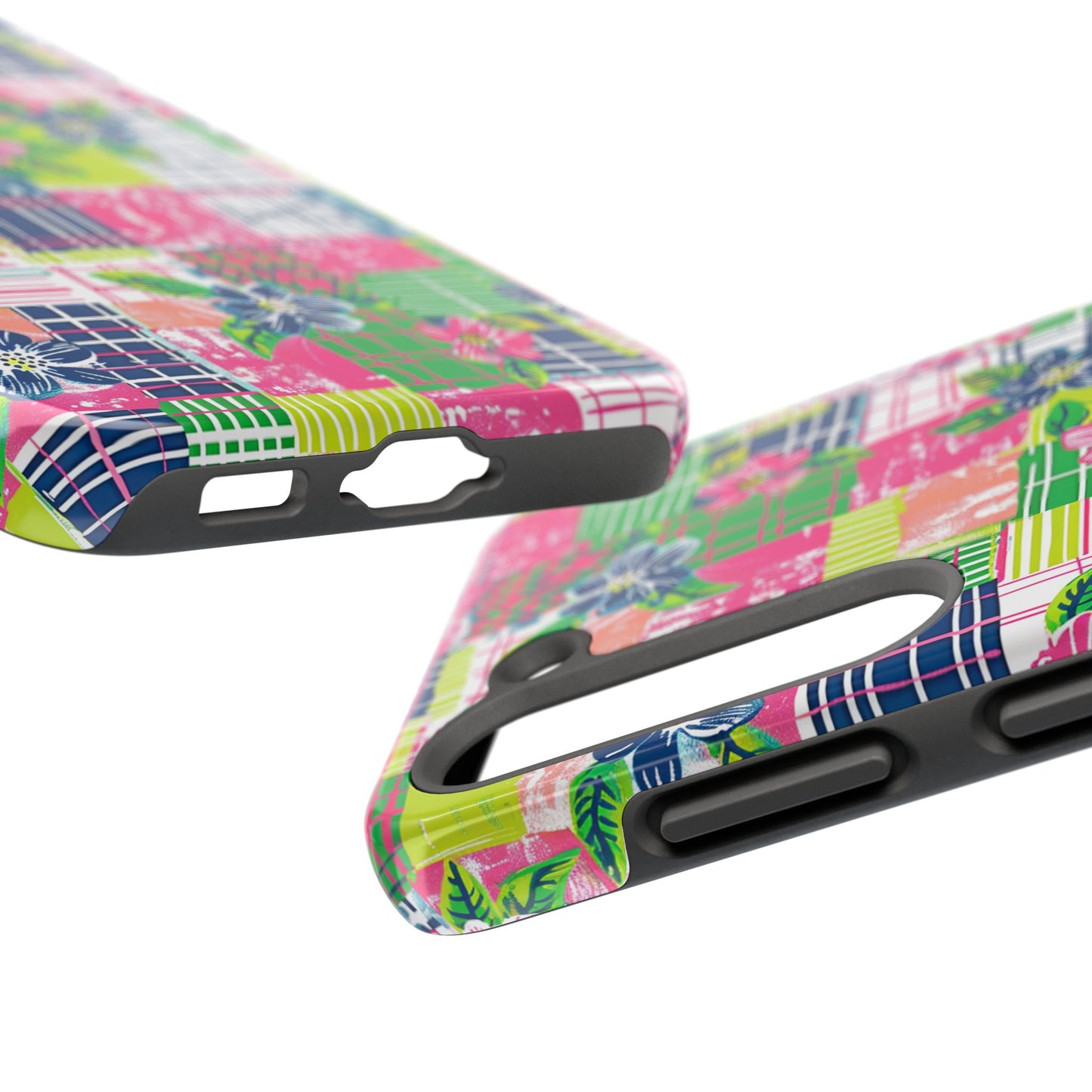 Tropical Madras Tough Phone Case