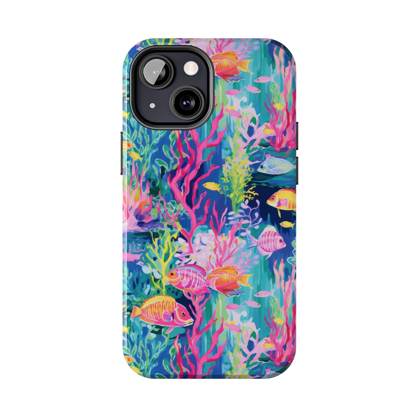 Watercolor Fish Tough Phone Case