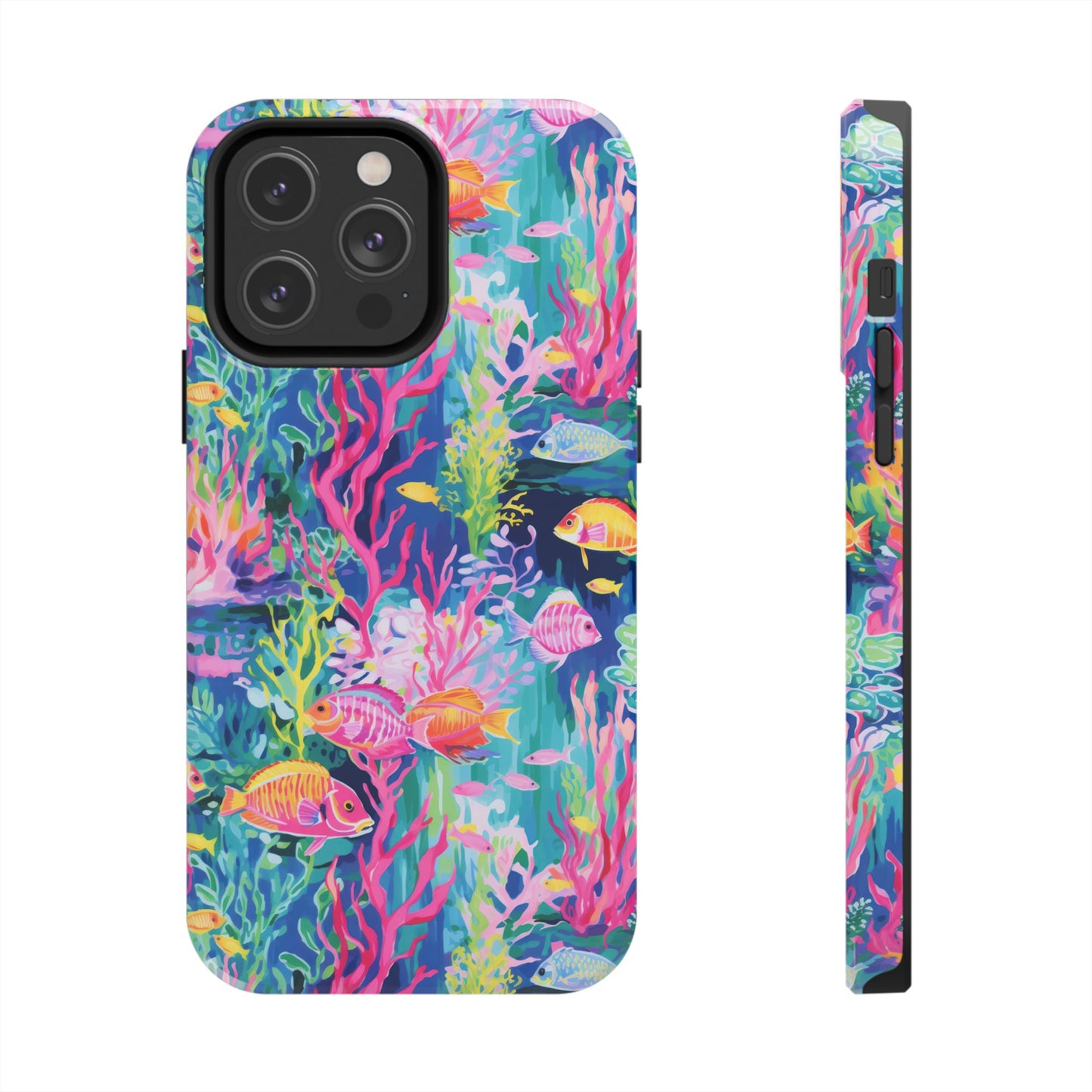 Watercolor Fish Tough Phone Case